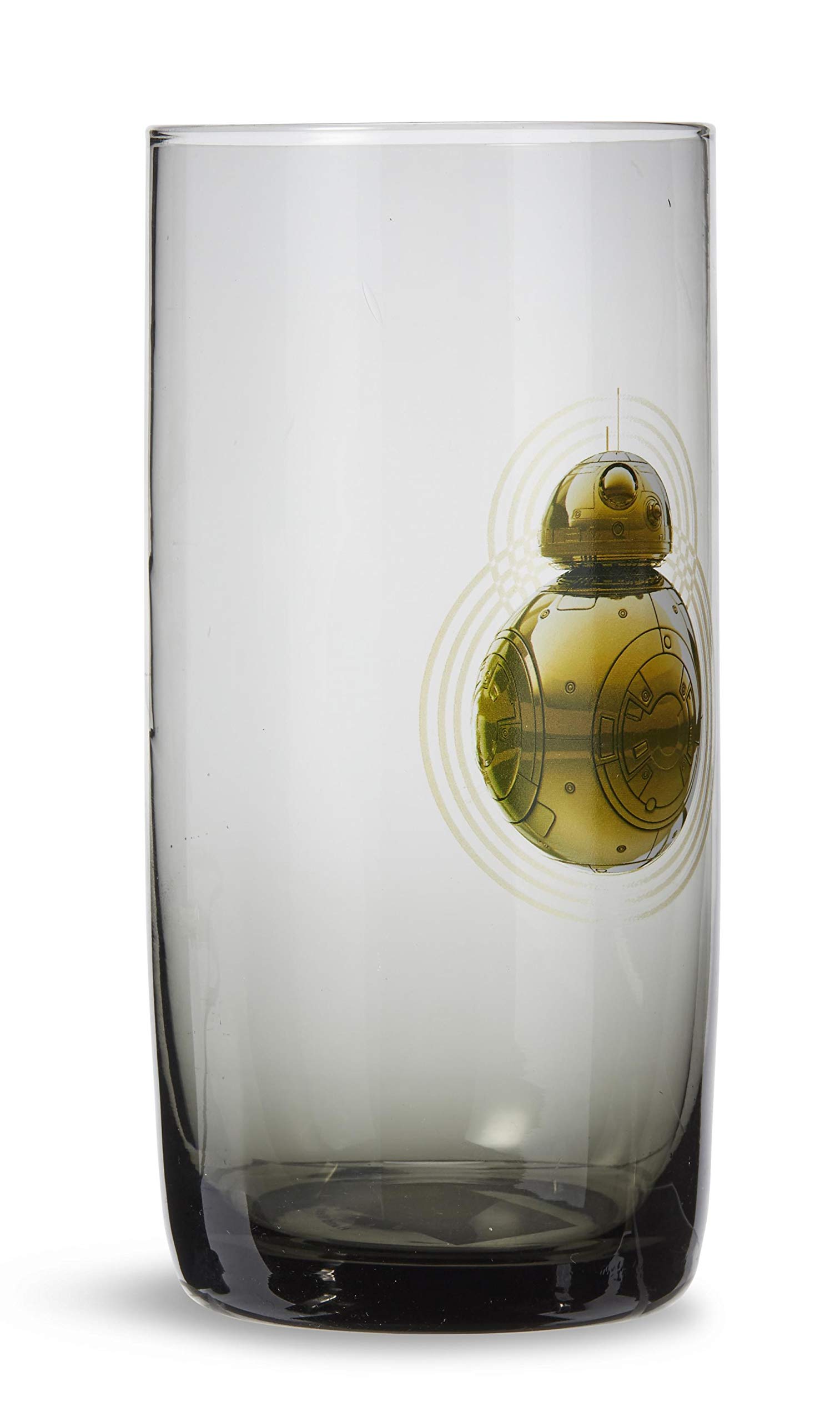 Foto 4 | Vaso De Cristal Con El Logotipo De Star Wars Bb-8  590 Ml  Negro - Venta Internacional.