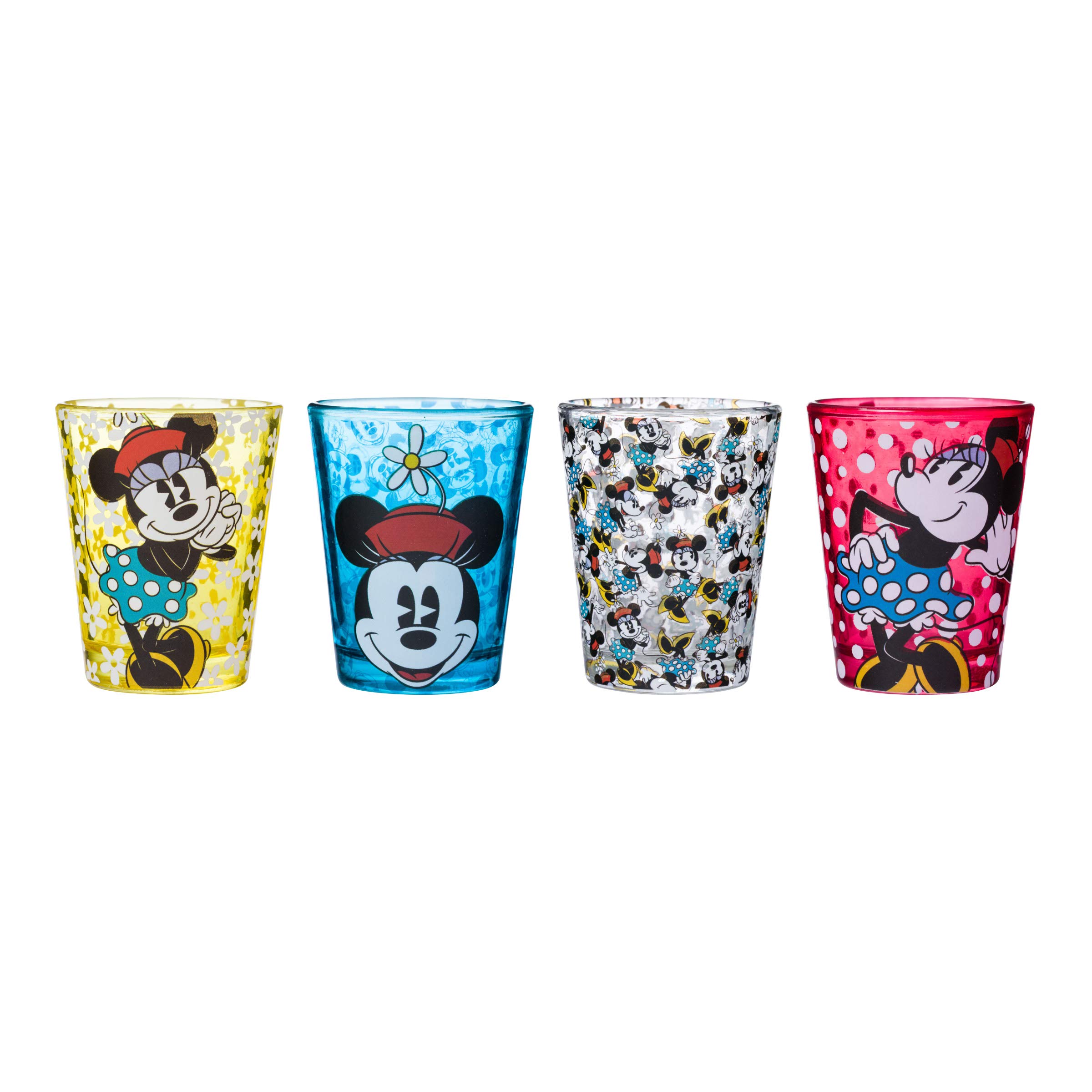 Foto 3 pulgar | Set De Minigafas Silver Buffalo Disney Vintage Minnie Mouse - Venta Internacional.