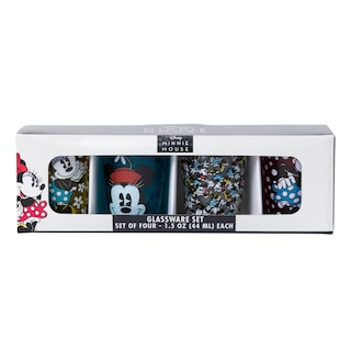 Foto 7 | Set De Minigafas Silver Buffalo Disney Vintage Minnie Mouse - Venta Internacional.