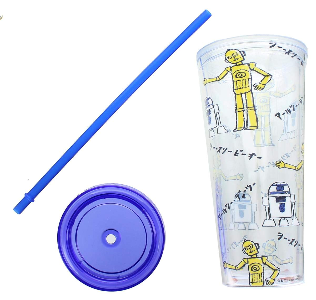 Foto 4 pulgar | Vaso Se7en20 Star Wars Kanji Droids R2d2/c3po De Plástico - Venta Internacional.