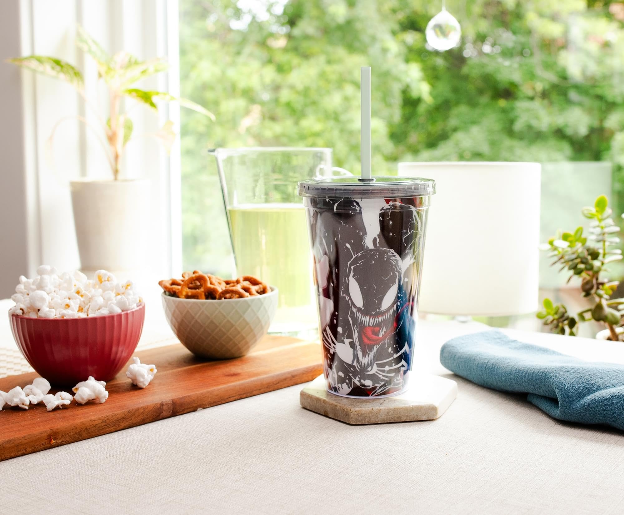 Foto 6 pulgar | Vaso Frío Silver Buffalo Marvel Spider-man Vs Venom 473 Ml - Venta Internacional.