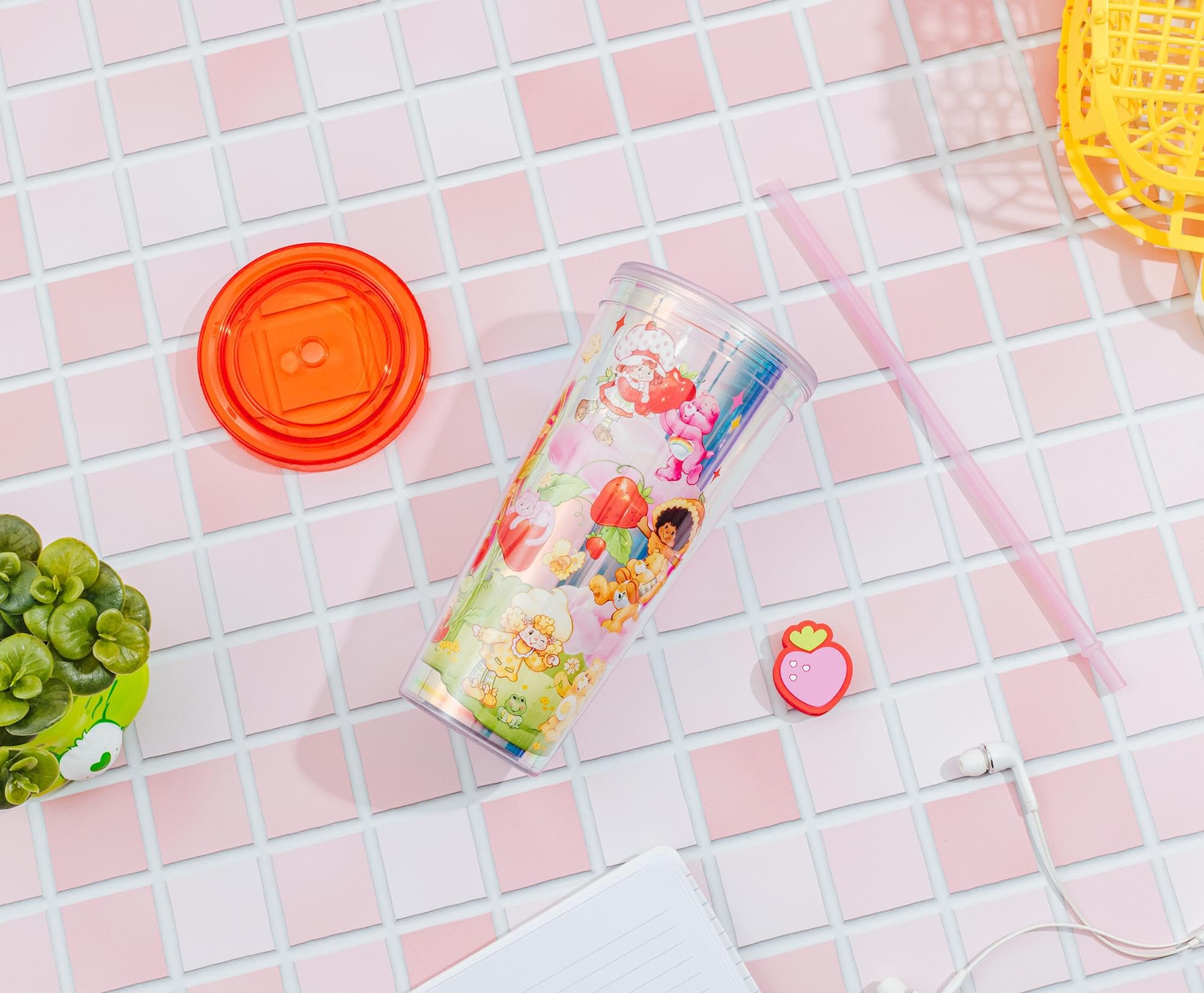 Foto 3 pulgar | Tarta De Fresas Cold Cup Silver Buffalo Care Bears  700 Ml - Venta Internacional.