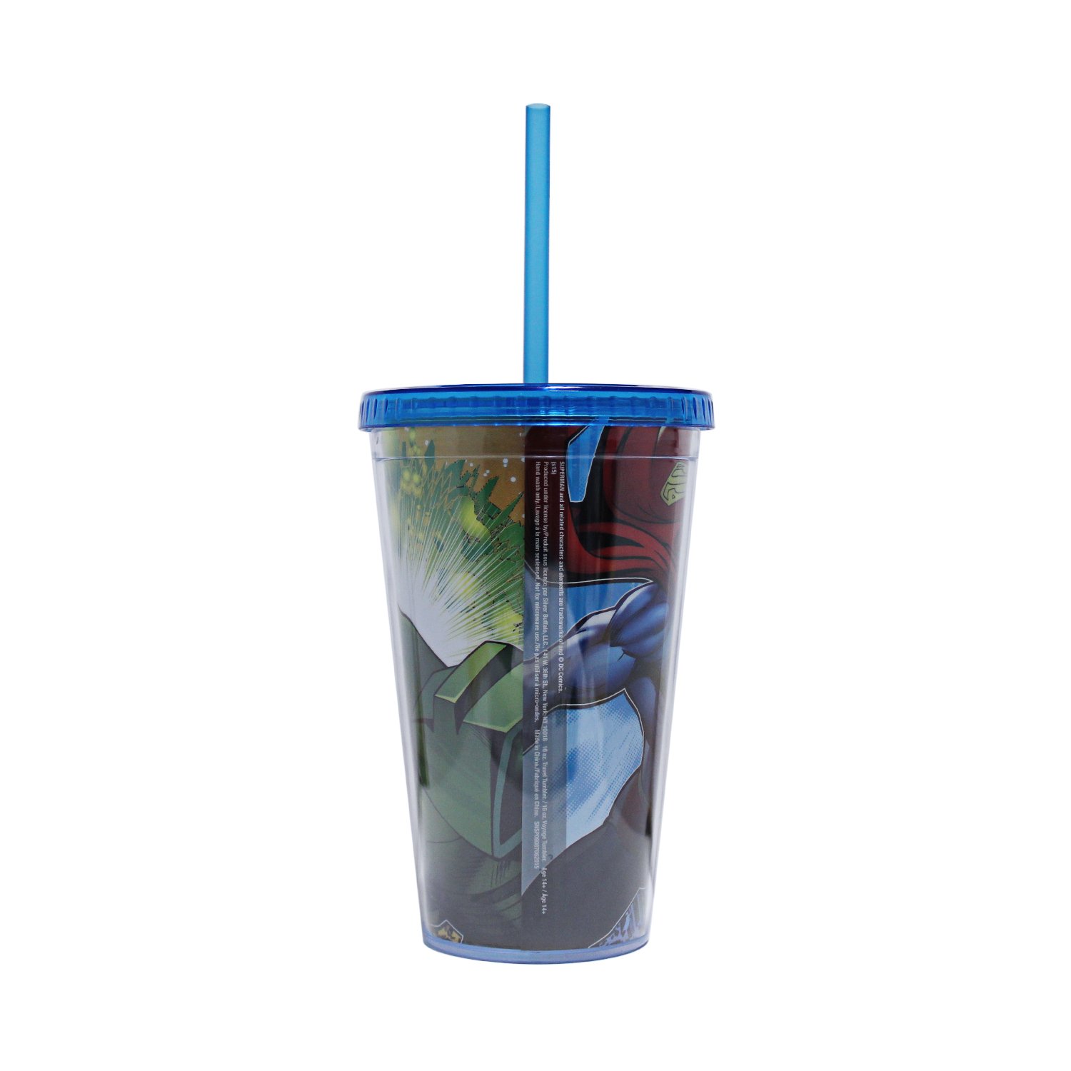 Foto 4 pulgar | Copa Fría De Plata Buffalo Dc Comics Superman Vs Lex Luthor  480 Ml - Venta Internacional.