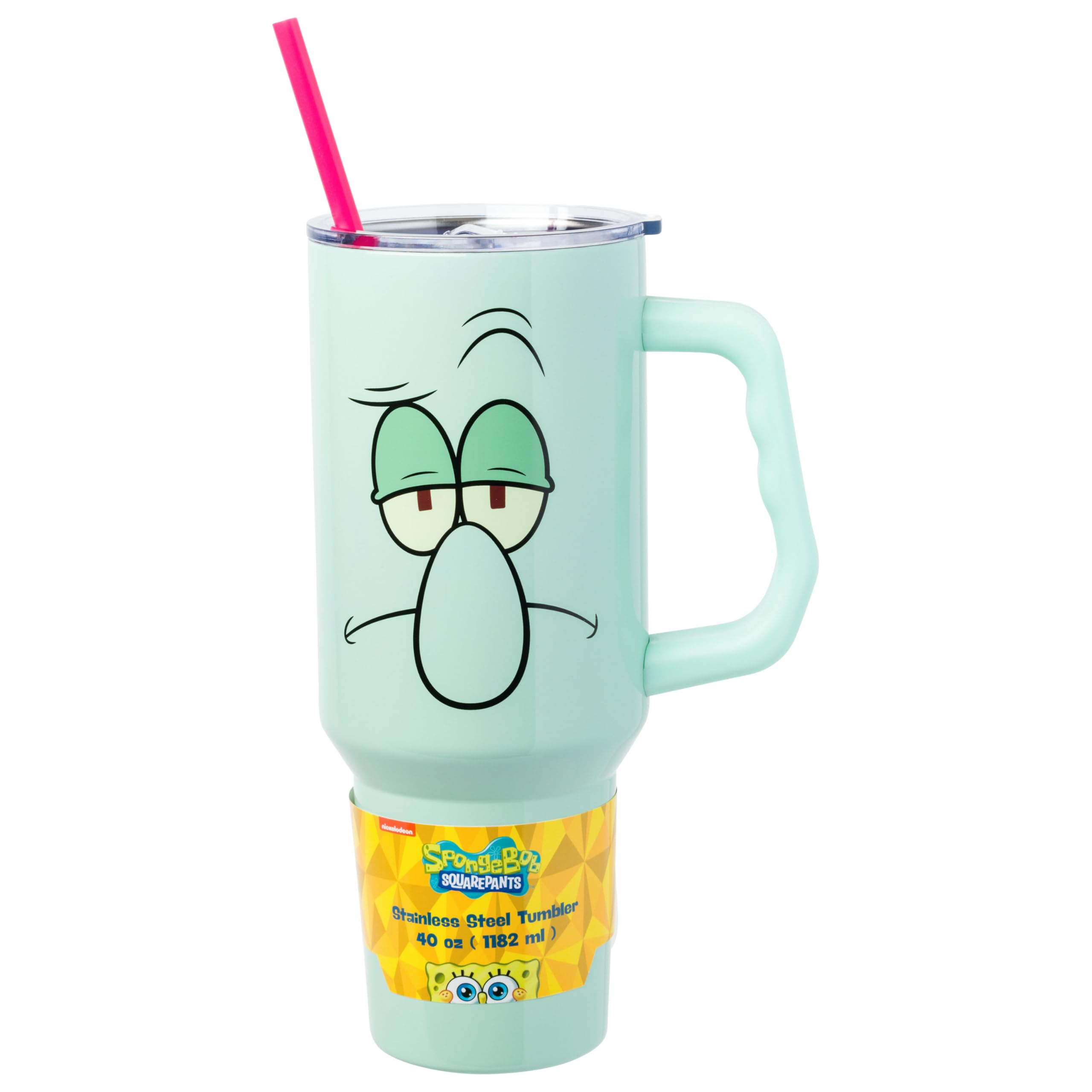 Foto 1 | Vaso Silver Buffalo Spongebob Squarepants De 1 2 L Con Asa - Venta Internacional.