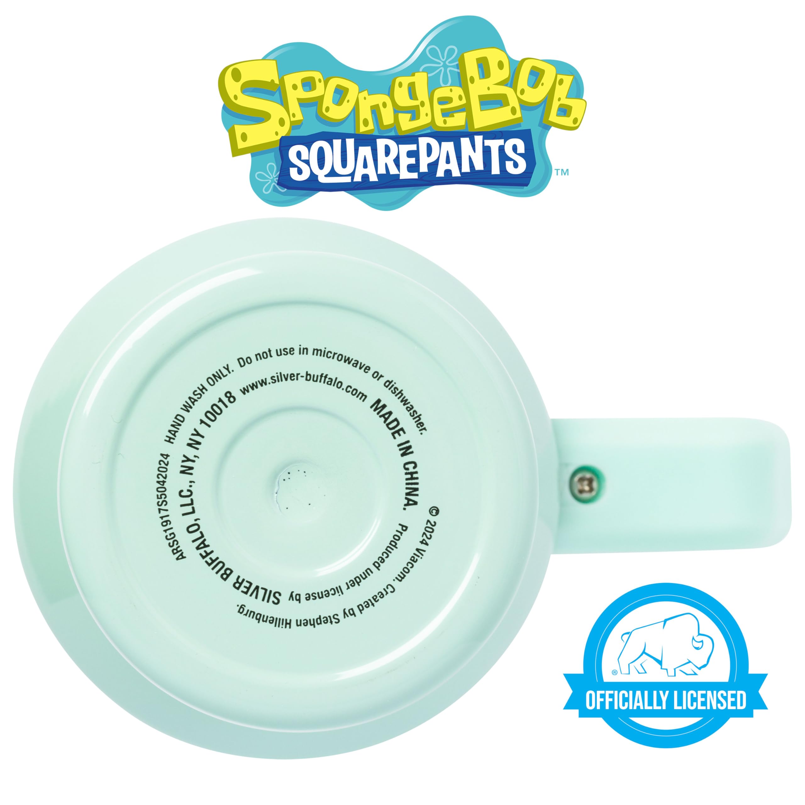 Foto 5 pulgar | Vaso Silver Buffalo Spongebob Squarepants De 1 2 L Con Asa - Venta Internacional.