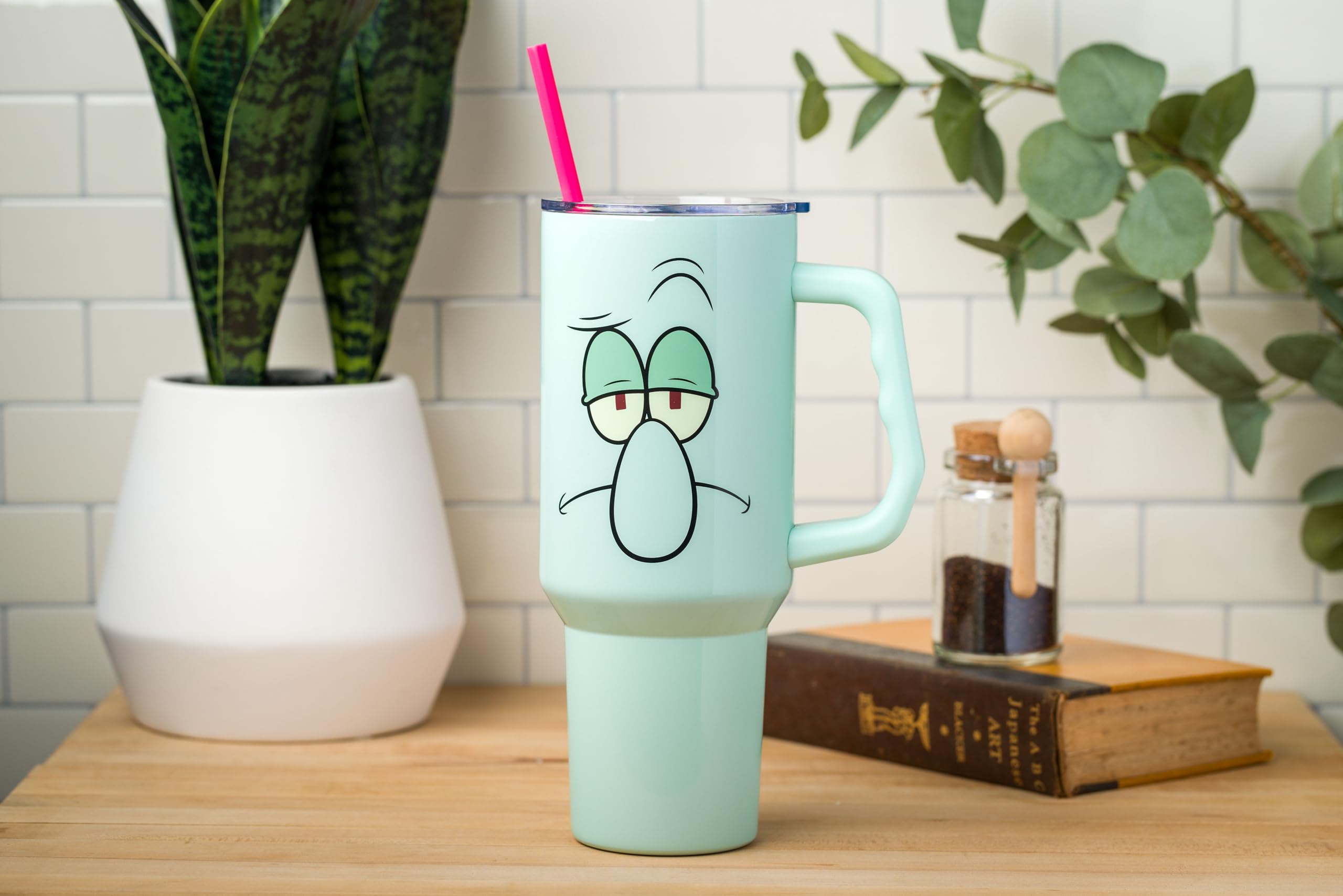 Foto 6 pulgar | Vaso Silver Buffalo Spongebob Squarepants De 1 2 L Con Asa - Venta Internacional.