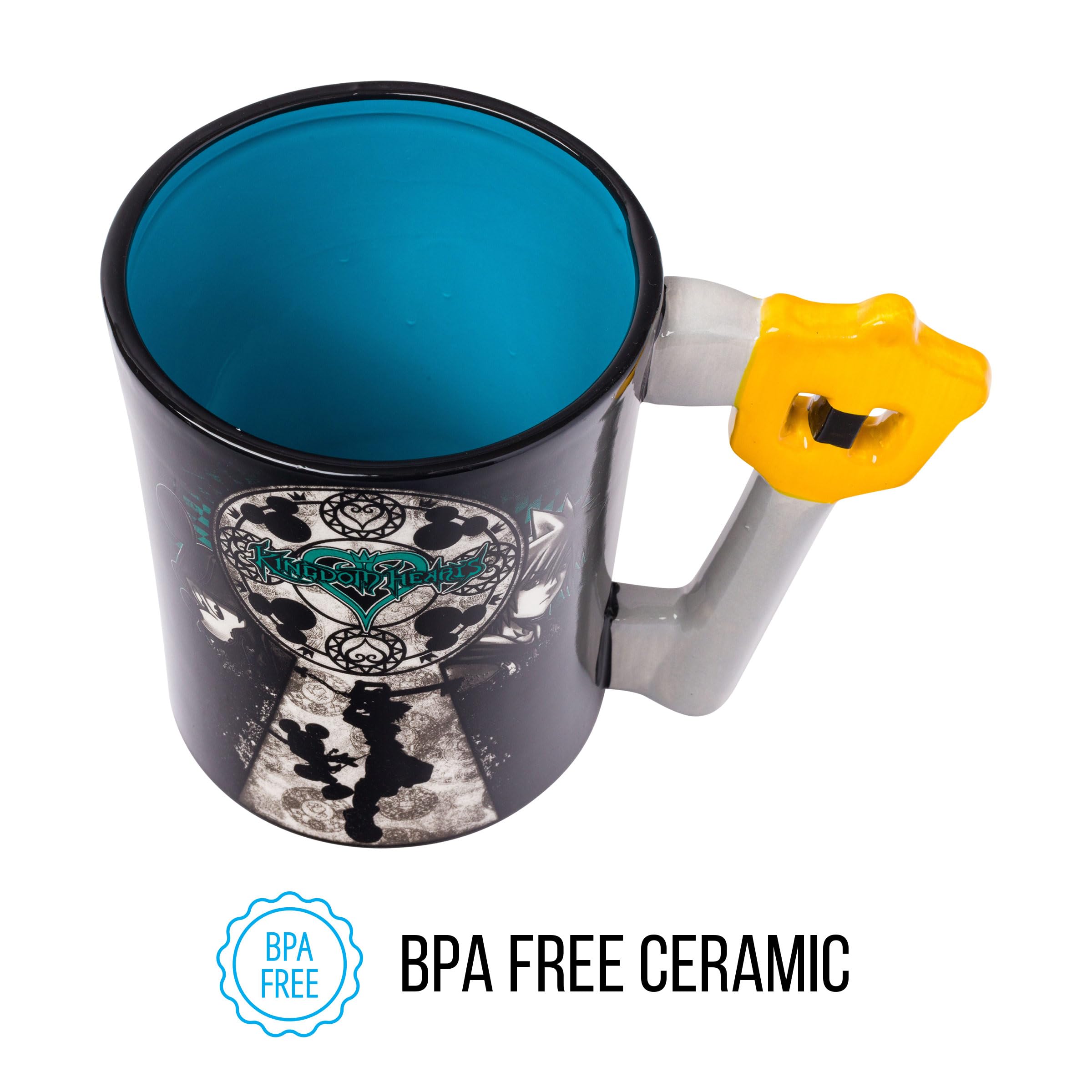 Foto 5 pulgar | Taza De Cerámica Plateada Con Diseño De Buffalo Disney Kingdom Hearts  20 Ml  Diseño De Mickey - Venta Internacional.