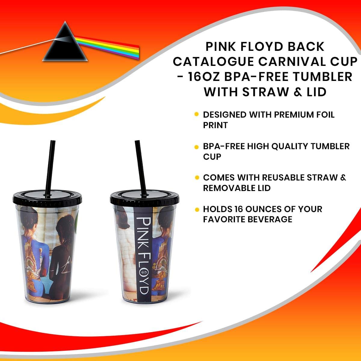 Foto 7 | Tumbler Travel Cup Just Funky Pink Floyd 1997 The Back Catalogue - Venta Internacional.