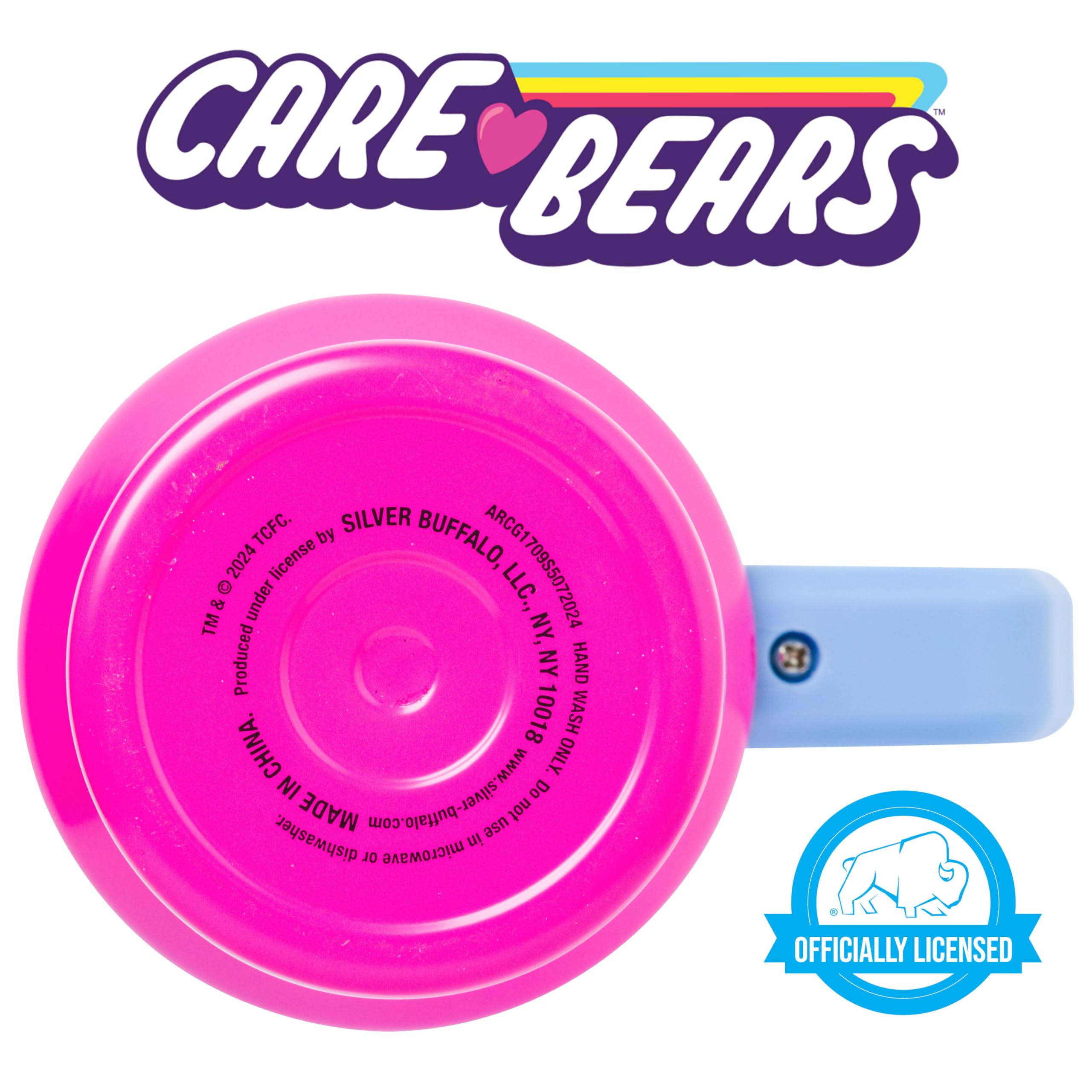 Foto 5 pulgar | Vaso De Viaje Silver Buffalo Care Bears De Acero Inoxidable De 1 2 L - Venta Internacional.