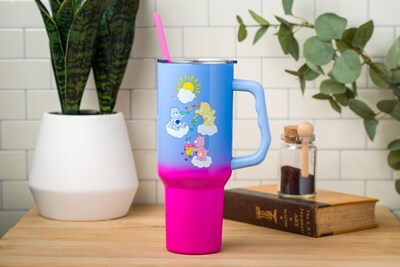 Foto 5 | Vaso De Viaje Silver Buffalo Care Bears De Acero Inoxidable De 1 2 L - Venta Internacional.