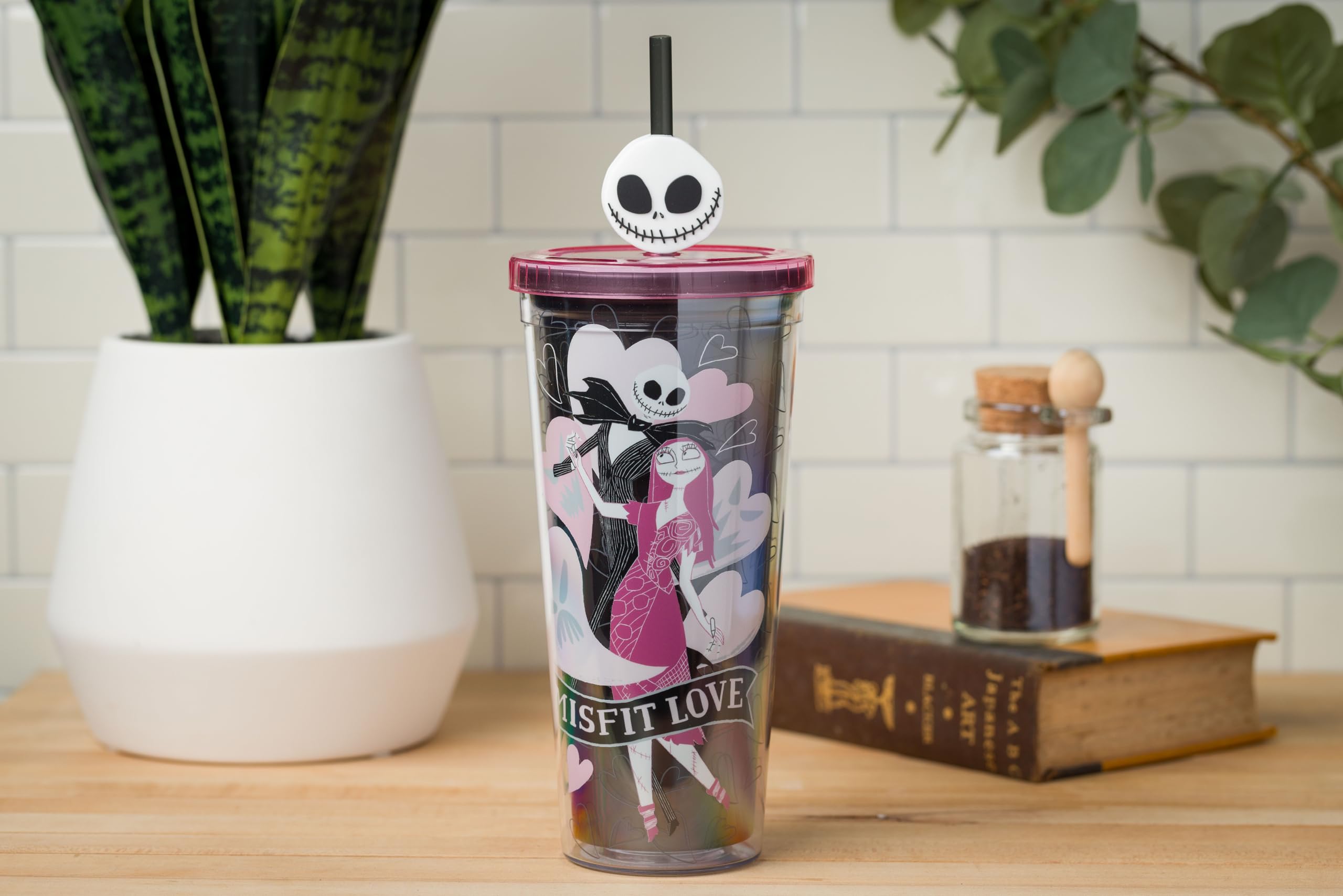 Foto 3 pulgar | Vaso Frío Plateado Buffalo Disney Nightmare Before Christmas 700 Ml - Venta Internacional.