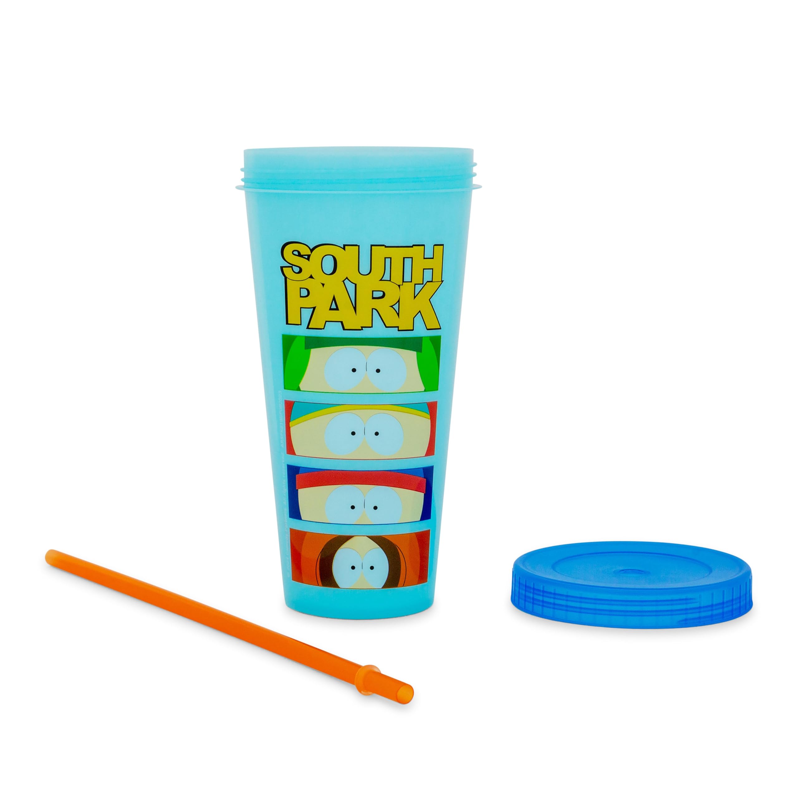 Foto 4 pulgar | Vaso De Viaje Plateado Con Personajes De Buffalo South Park  700 Ml - Venta Internacional.