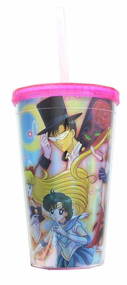 Foto 1 | Carnival Cup Just Funky Sailor Moon Cast 473 Ml Con Pajita Y Tapa - Venta Internacional.