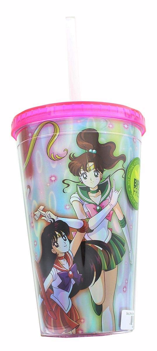 Foto 3 | Carnival Cup Just Funky Sailor Moon Cast 473 Ml Con Pajita Y Tapa - Venta Internacional.