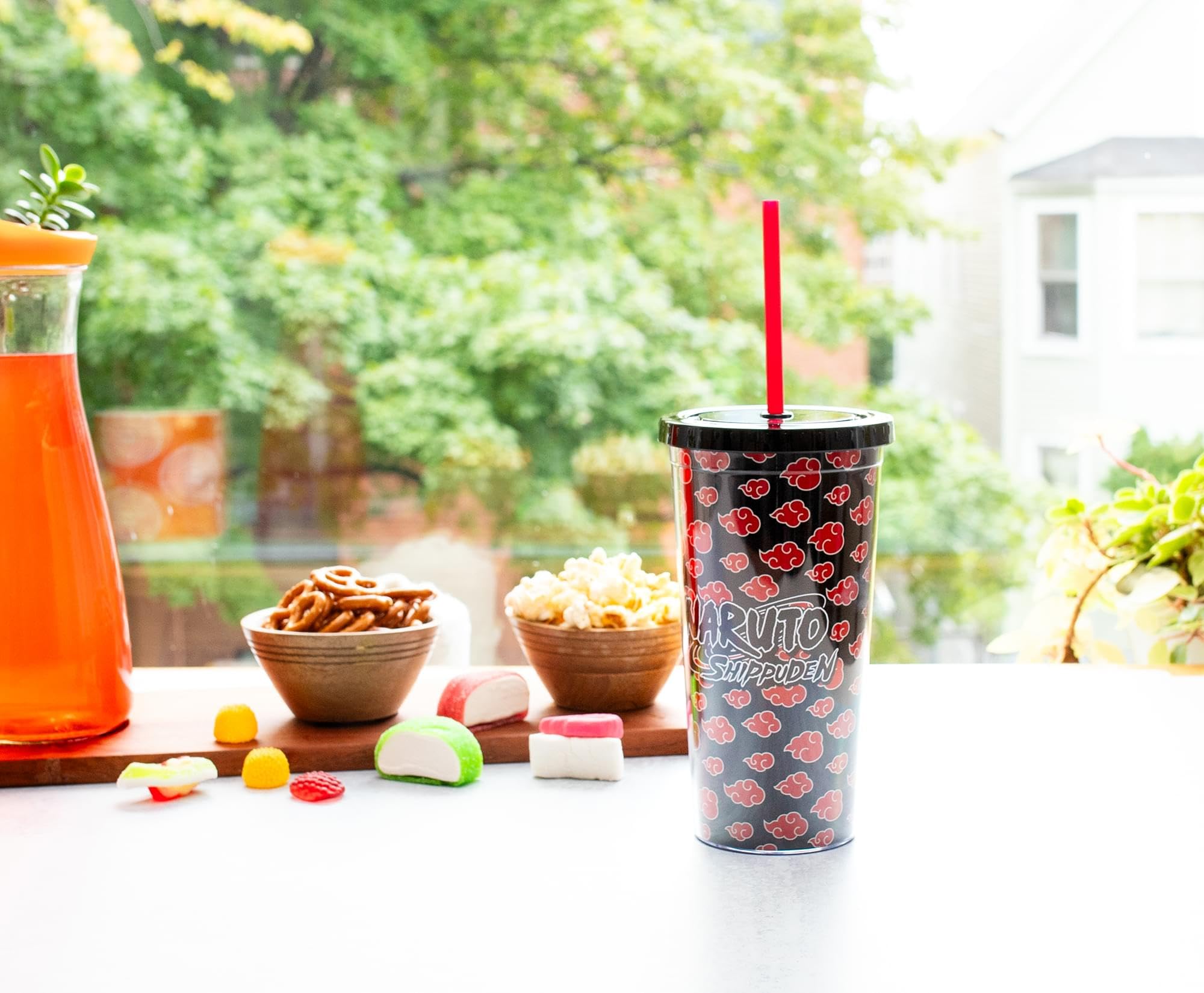 Foto 4 | Vaso Carnival Just Funky De Naruto Shippuden Akatsuki  600 Ml - Venta Internacional.