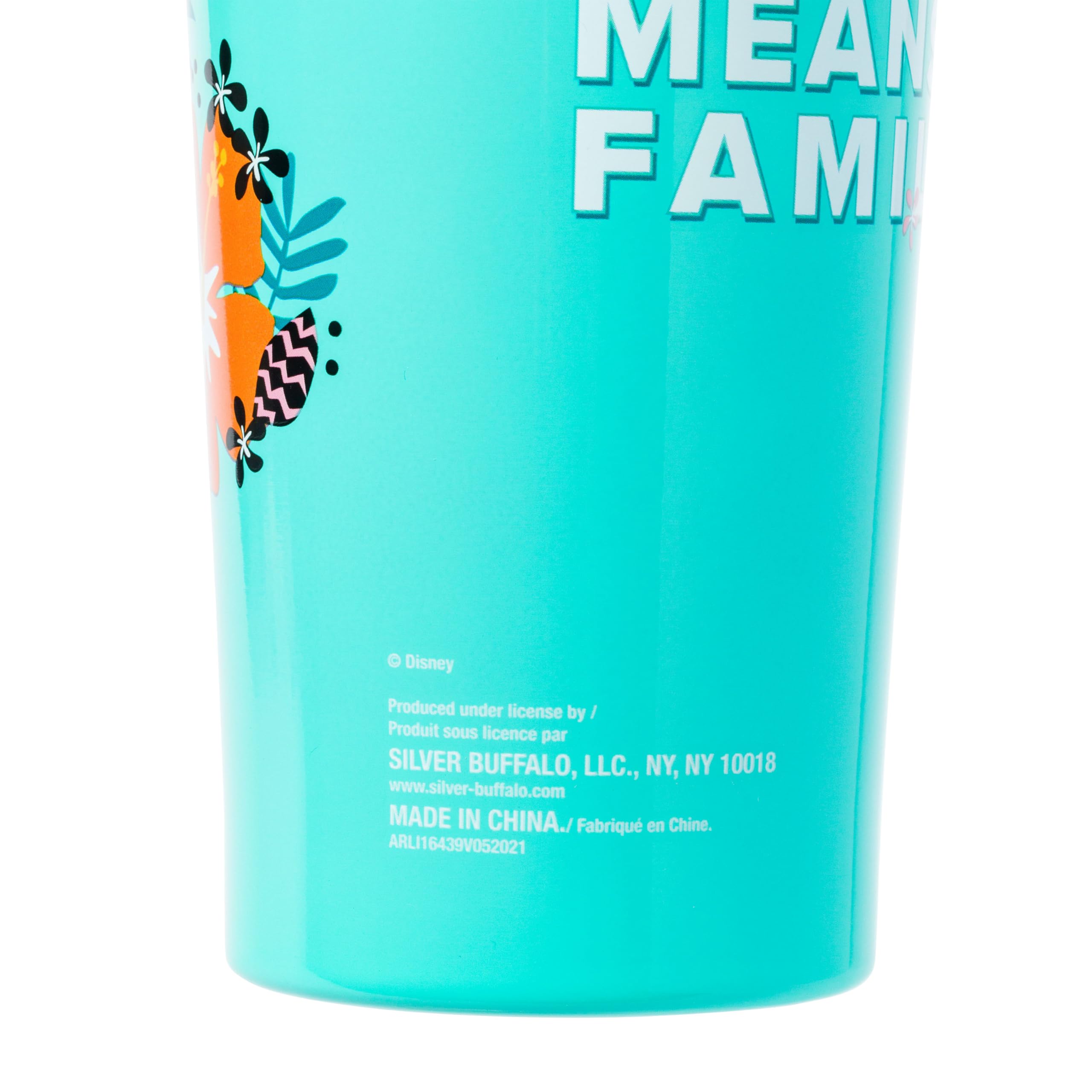 Foto 3 | Vaso Plateado Buffalo Lilo And Stitch Ohana Family 650 Ml - Venta Internacional.