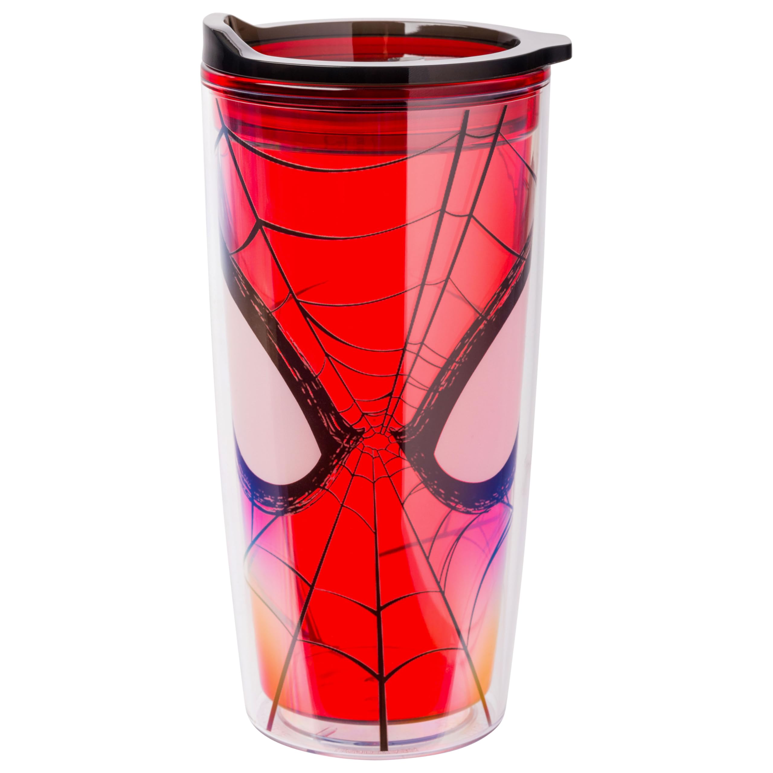Foto 2 pulgar | Vaso De Viaje Plateado Buffalo Marvel Spiderman 600 Ml - Venta Internacional.