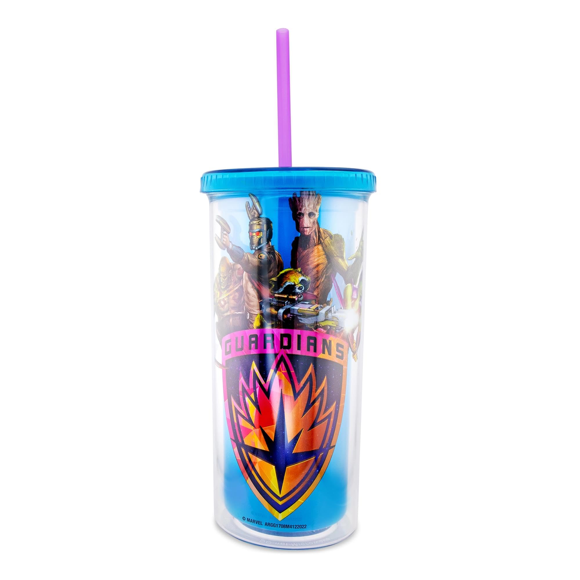 Foto 1 | Vaso De Viaje Silver Buffalo Marvel Guardianes De La Galaxia - Venta Internacional.