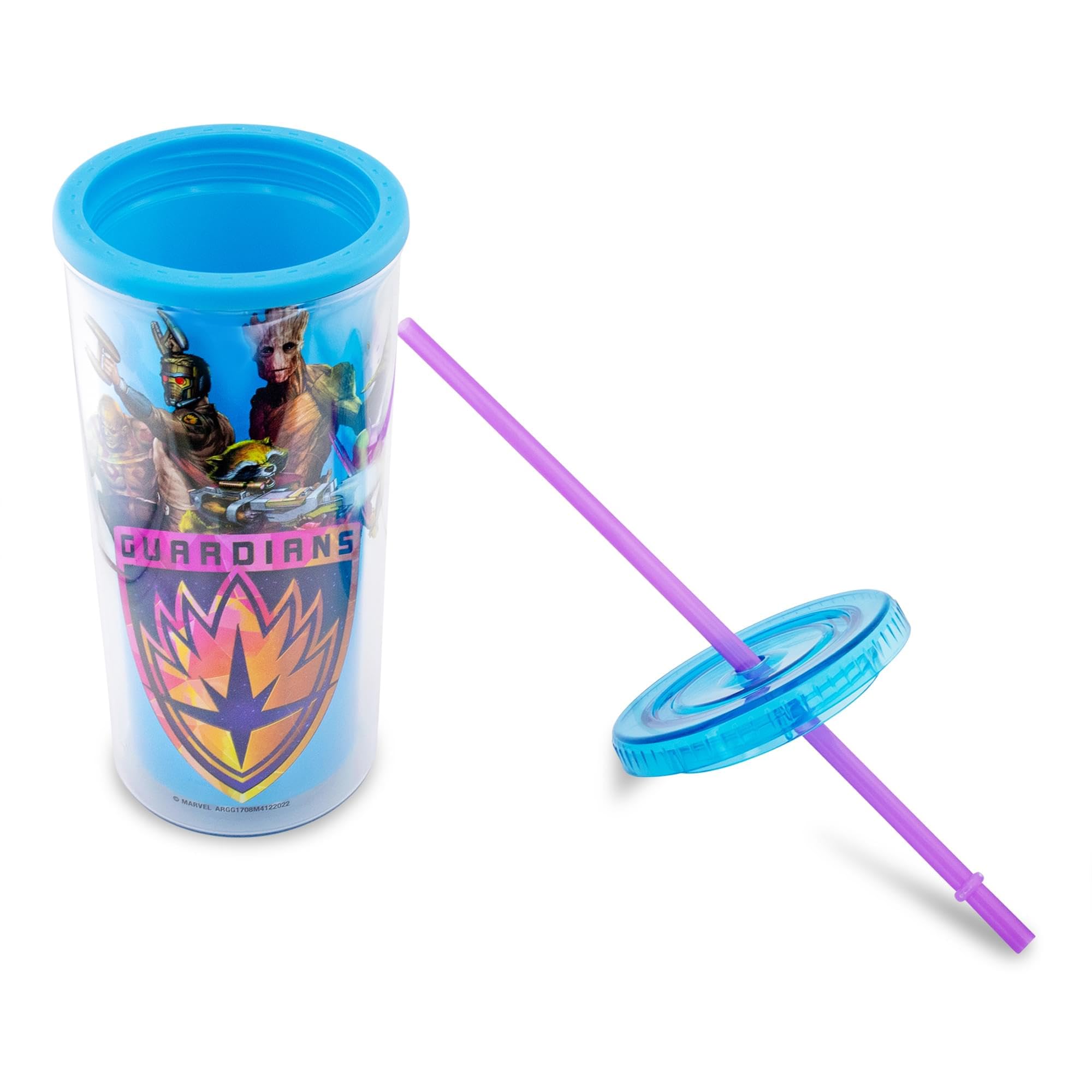 Foto 3 pulgar | Vaso De Viaje Silver Buffalo Marvel Guardianes De La Galaxia - Venta Internacional.