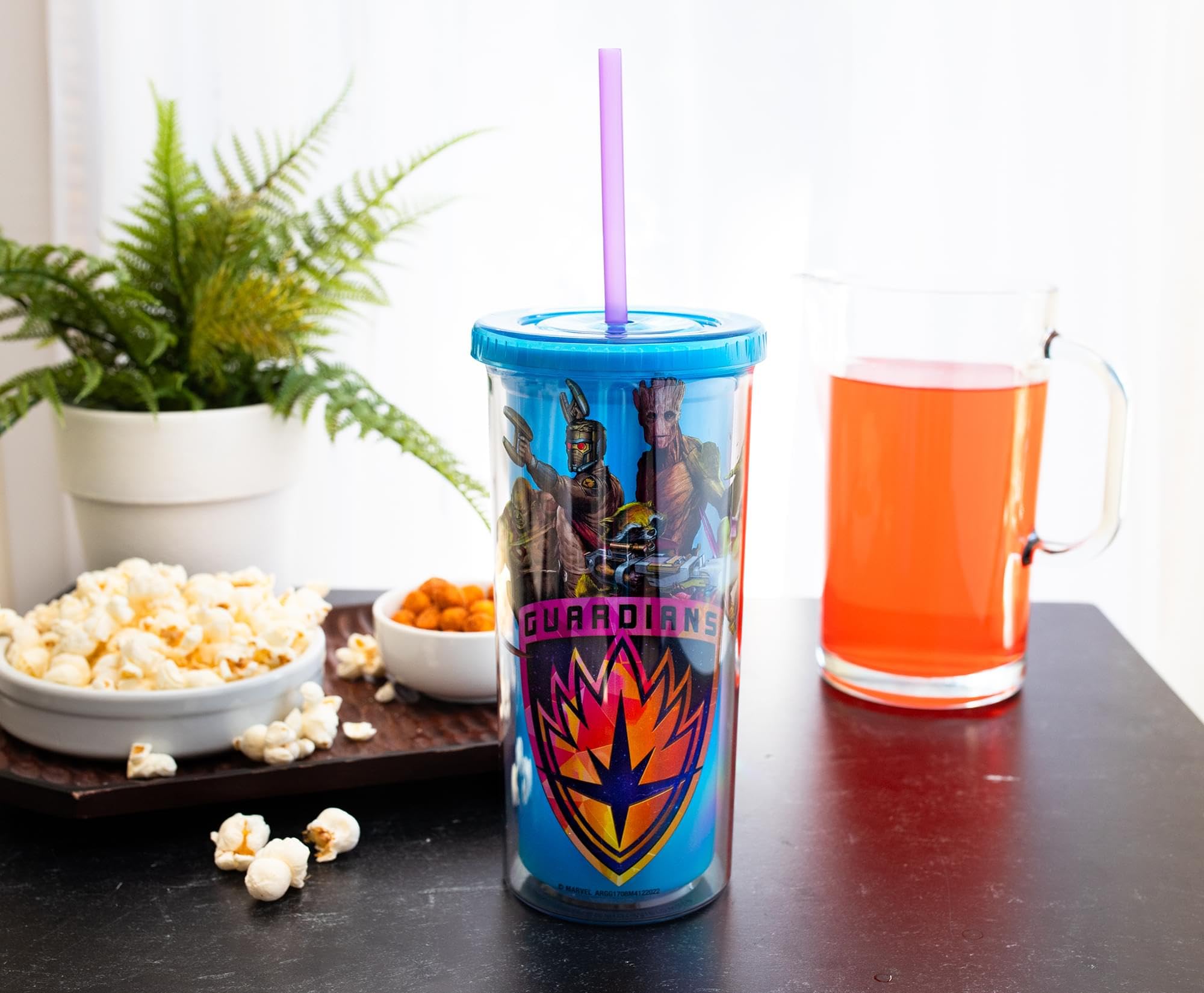 Foto 4 pulgar | Vaso De Viaje Silver Buffalo Marvel Guardianes De La Galaxia - Venta Internacional.