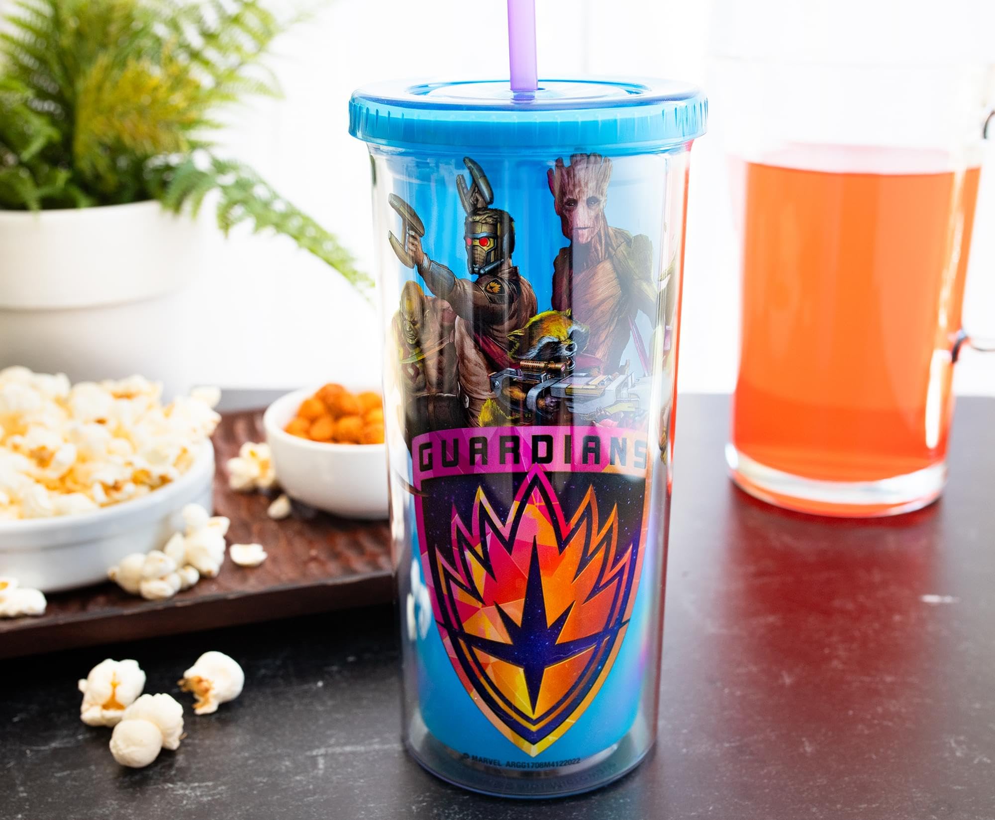 Foto 4 | Vaso De Viaje Silver Buffalo Marvel Guardianes De La Galaxia - Venta Internacional.