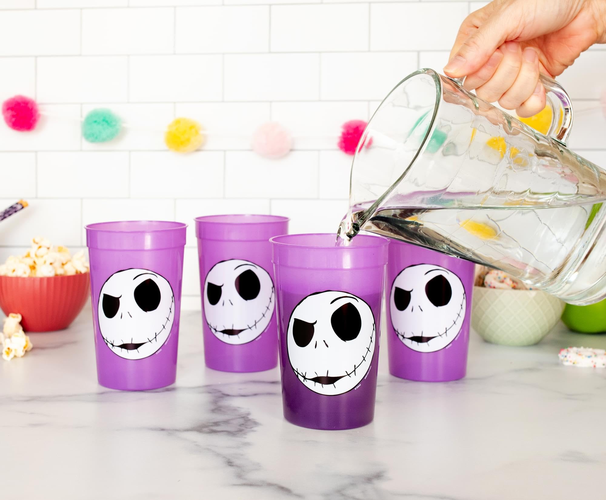 Foto 5 | Set De Tazas Silver Buffalo Disney Nightmare Before Christmas - Venta Internacional.