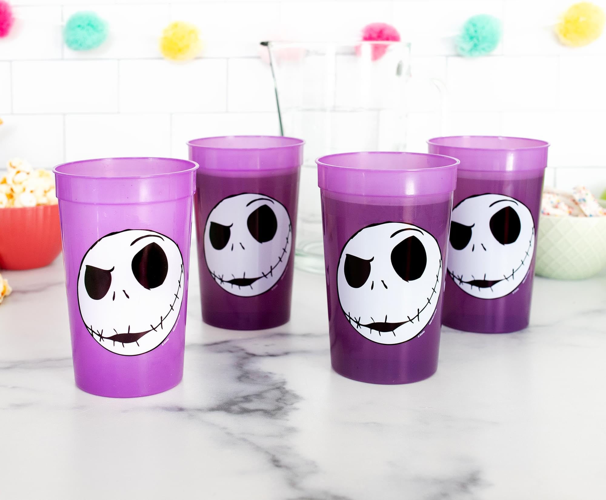 Foto 7 pulgar | Set De Tazas Silver Buffalo Disney Nightmare Before Christmas - Venta Internacional.