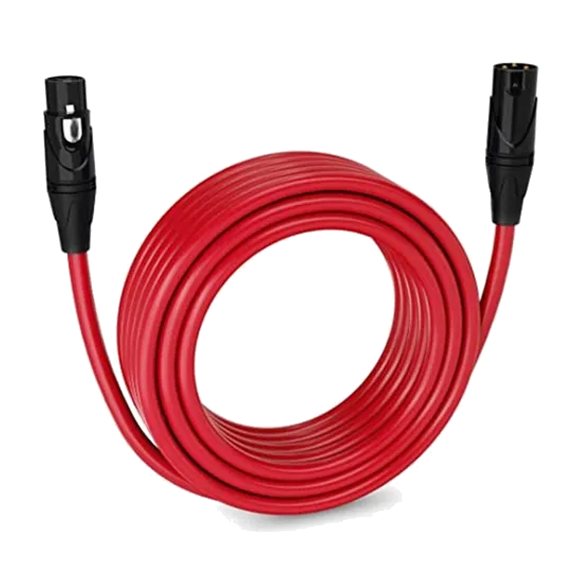 Foto 2 pulgar | Cable de Micrófono Xlr color Rojo Profesional Alta Calidad 3 m