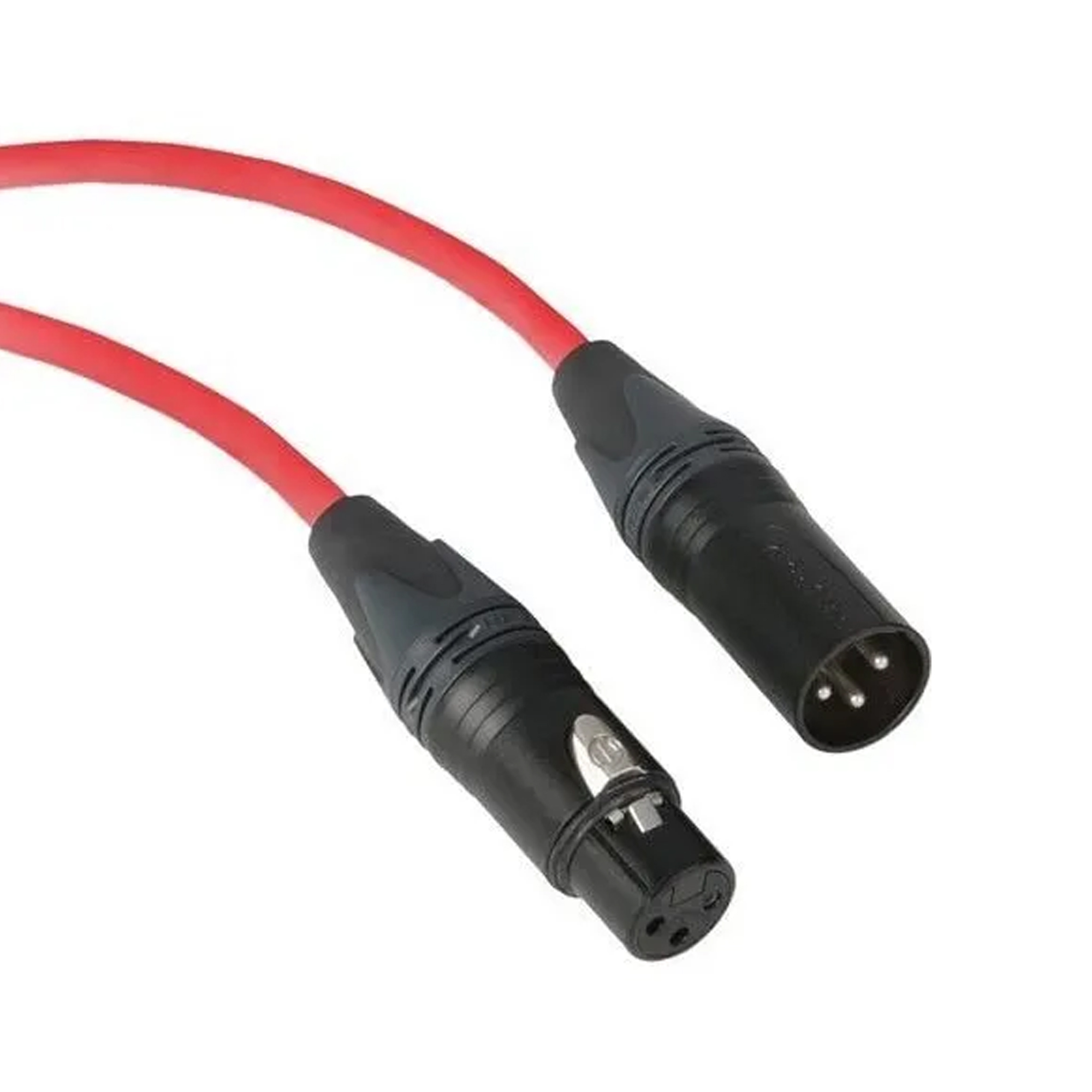 Foto 2 | Cable de Micrófono Xlr color Rojo Profesional Alta Calidad 3 m