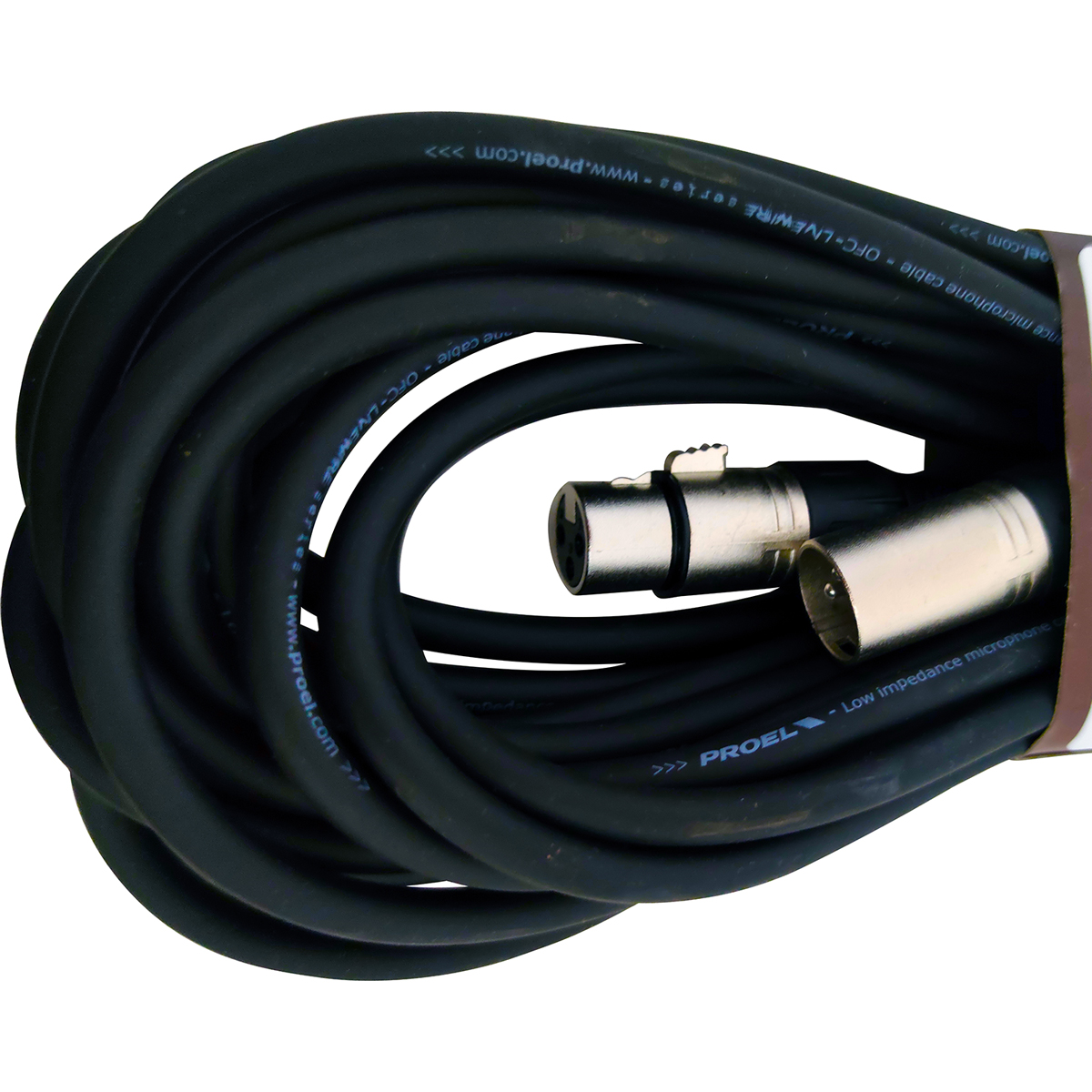 Cable XLR para Micrófono Proel LW MC250LU10 Negro 10 m