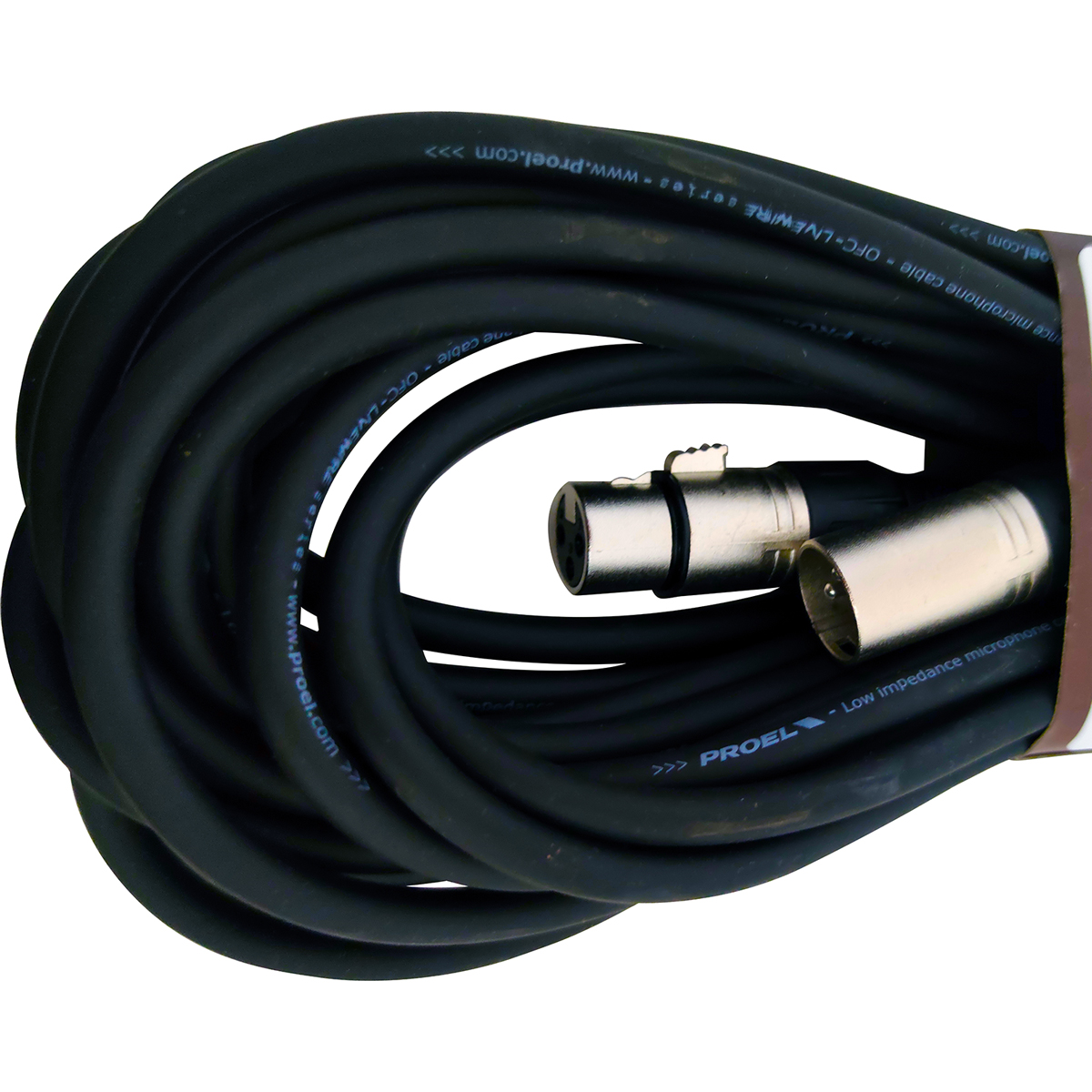 Foto 1 | Cable XLR para Micrófono Proel LW MC250LU10 Negro 10 m