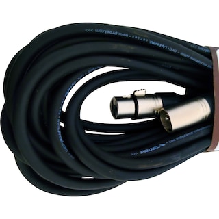 Foto 1 | Cable XLR para Micrófono Proel LW MC250LU10 Negro 10 m