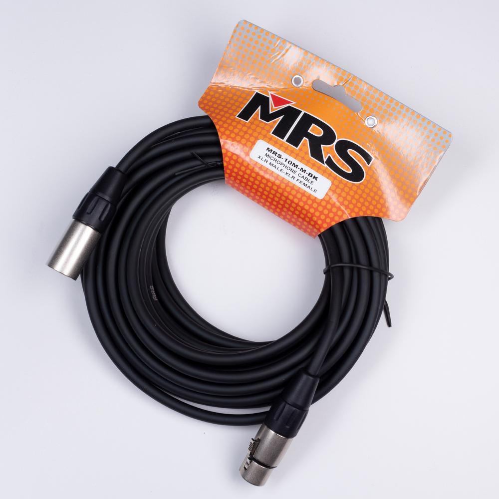Foto 4 pulgar | Cable Para Micrófono De 10 M Morrison Mrs-10m-m-bk Color Negro Conector Xlr