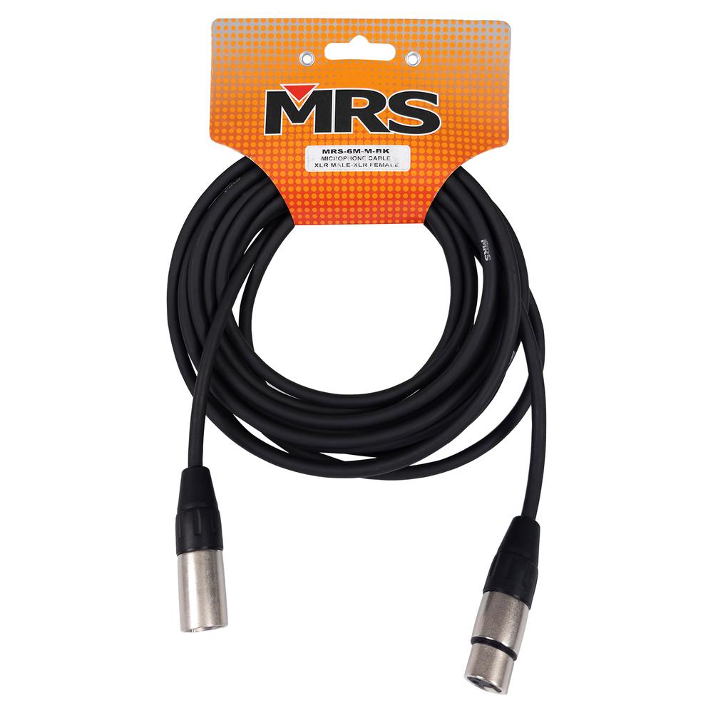 Foto 2 pulgar | Cable Para Micrófono De 6 M Morrison Mrs-6m-m-bk Color Negro Conector Xlr