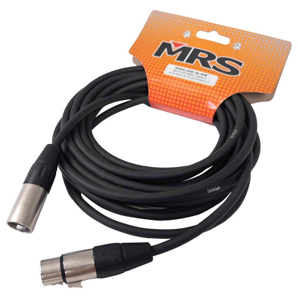 Foto 3 pulgar | Cable Para Micrófono De 6 M Morrison Mrs-6m-m-bk Color Negro Conector Xlr