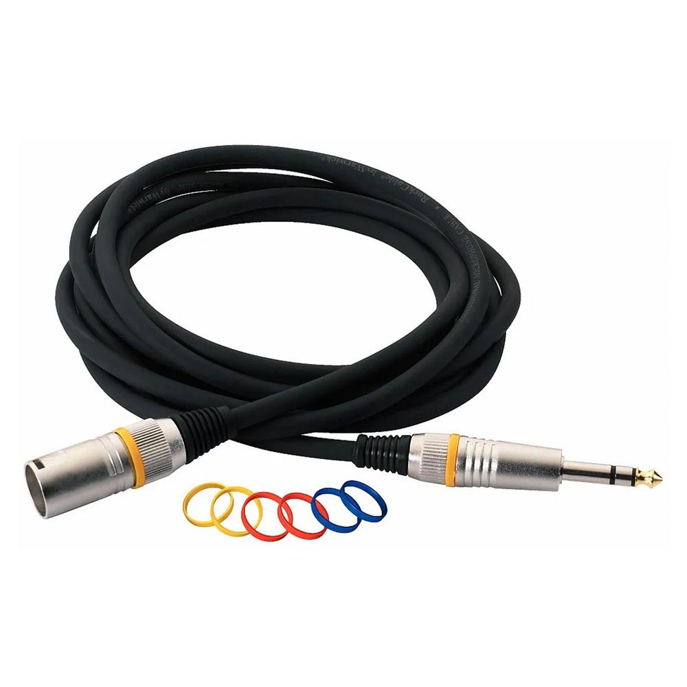 Foto 3 pulgar | Cable para Micrófono Rockcable Xlr Warwick Rcl 30360 D6 Negro de 10m