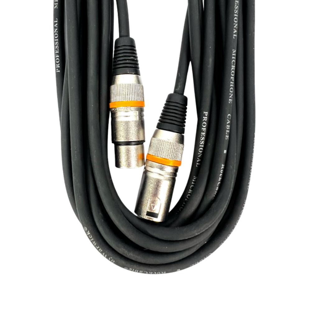 Foto 3 | Cable para Micrófono Rockcable Xlr Warwick Rcl 30360 D6 Negro de 10m