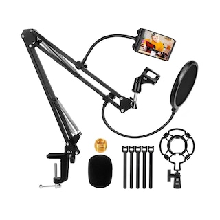 Foto 1 | Oporte Brazo Micrófono Para Tiktok Vivo Estudio Grabación Eo Safe Imports Esi-2317-1 Negro
