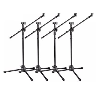 Foto 1 | Set 4 Soportes De Micrófono Eo Safe Imports Esi-7510 Negro