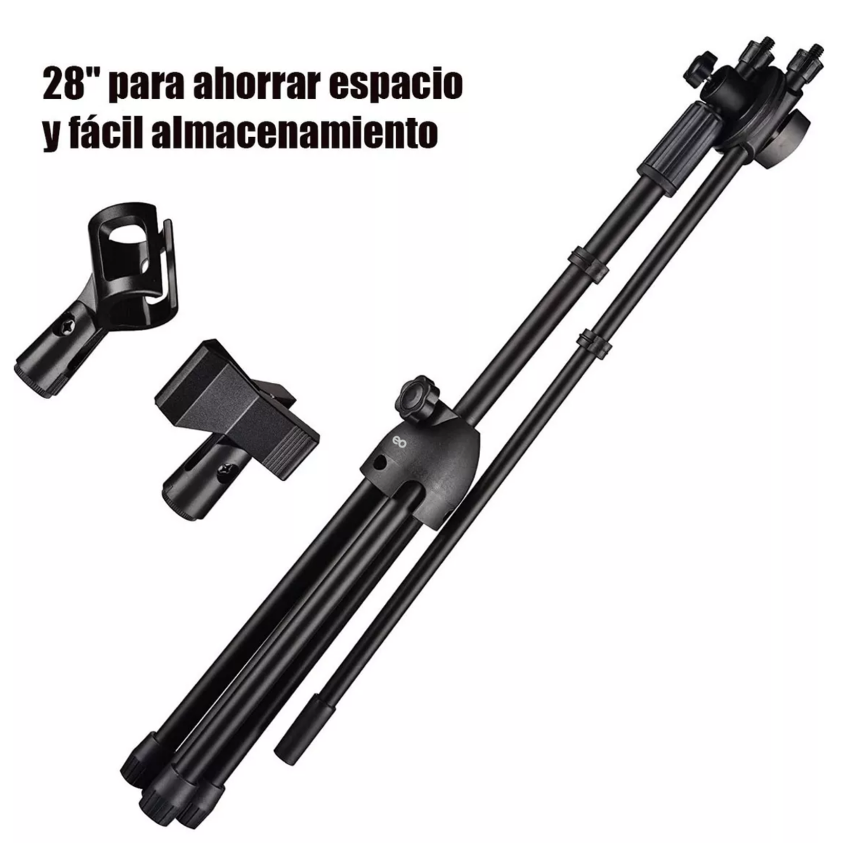 Foto 3 pulgar | Set 4 Soportes De Micrófono Eo Safe Imports Esi-7510 Negro