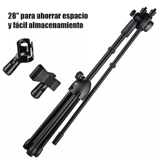 Foto 2 | Set 4 Soportes De Micrófono Eo Safe Imports Esi-7510 Negro
