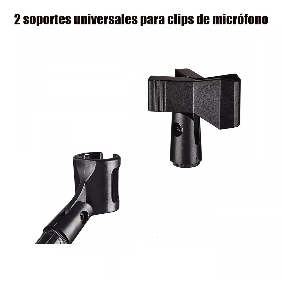 Foto 5 pulgar | Set 4 Soportes De Micrófono Eo Safe Imports Esi-7510 Negro