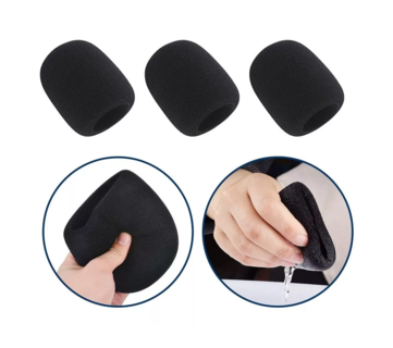 Foto 2 | Funda Para Micrófono Bomge 6 Paquetes De Esponja Lab.,g, Negro