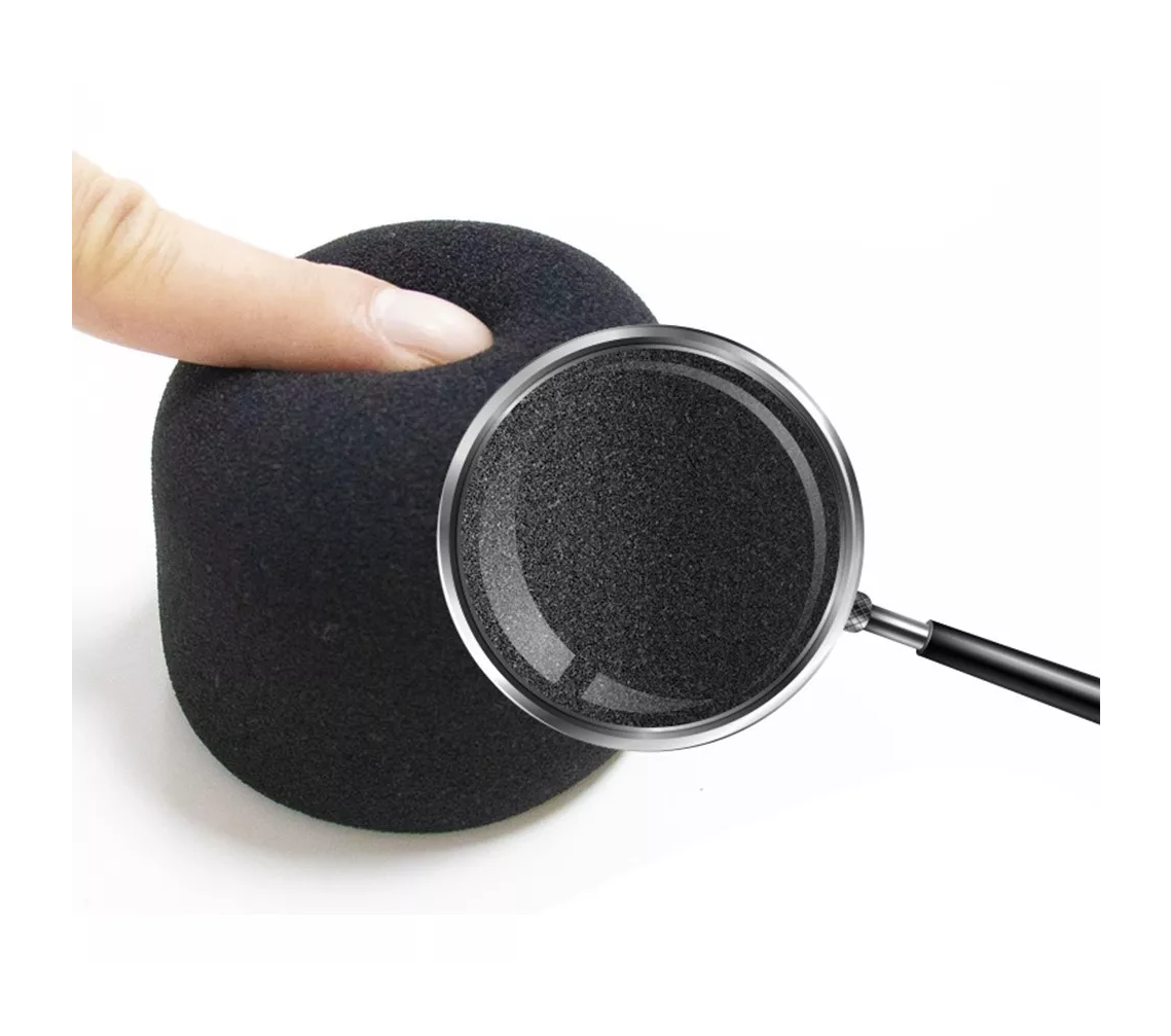 Foto 4 pulgar | Funda Para Micrófono Bomge 6 Paquetes De Esponja Lab.,g, Negro