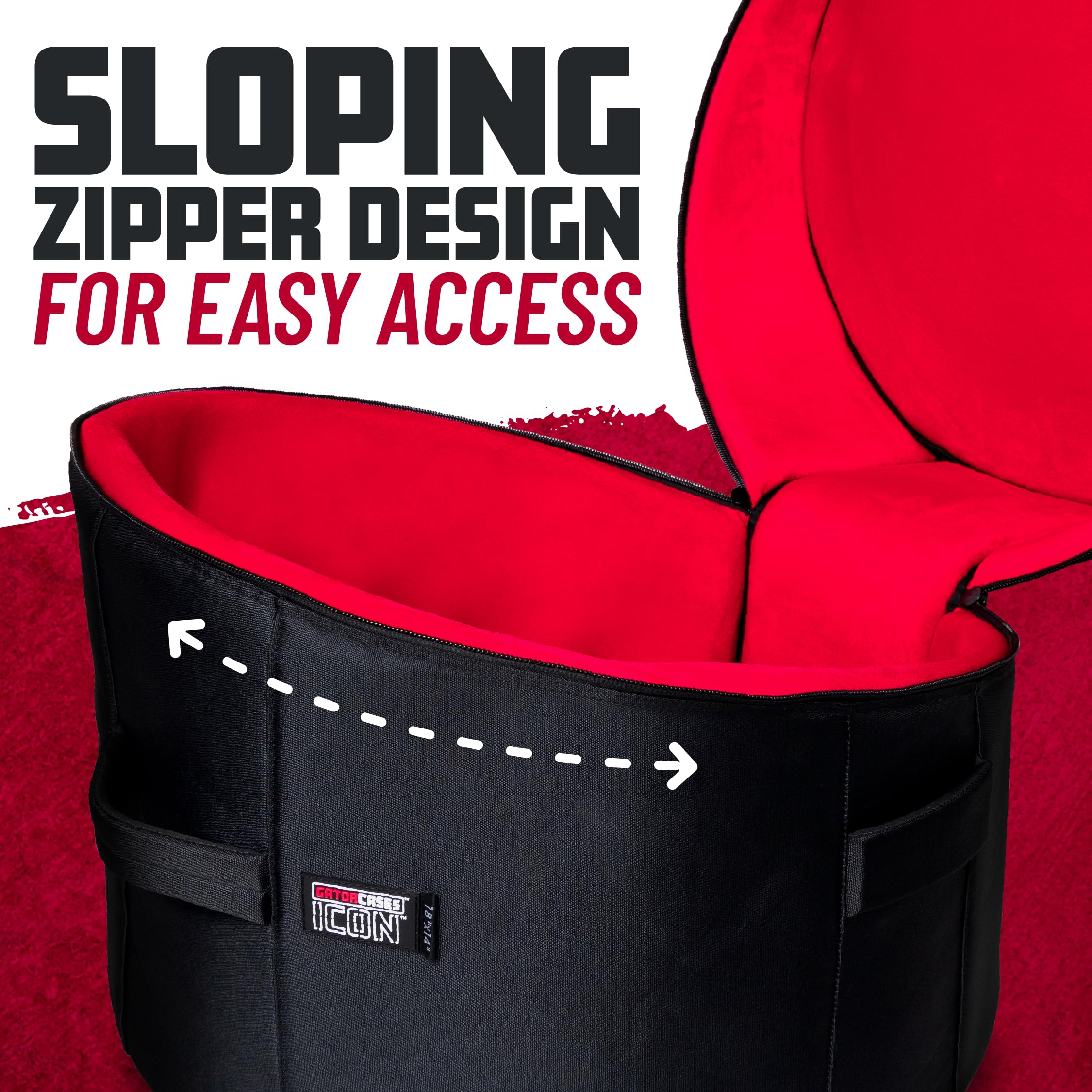Foto 7 | Bolsa Floor Tom Gator Icon Series, 16 X 14 Pulgadas - Venta Internacional.