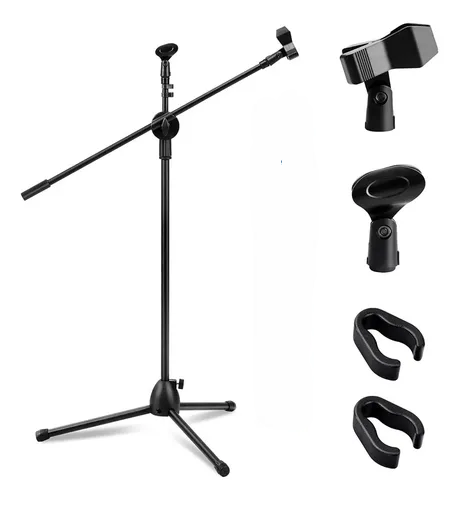 Foto 2 pulgar | Xtellar Profesional Pedestal Doble Boom Para Micrófono - Atril De Poder Y Elegancia.
