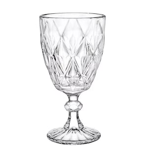 Foto 4 | Juego De 6 Copas De Vidrio Cristal Labrado Vino Tinto Libia Color Cristalino