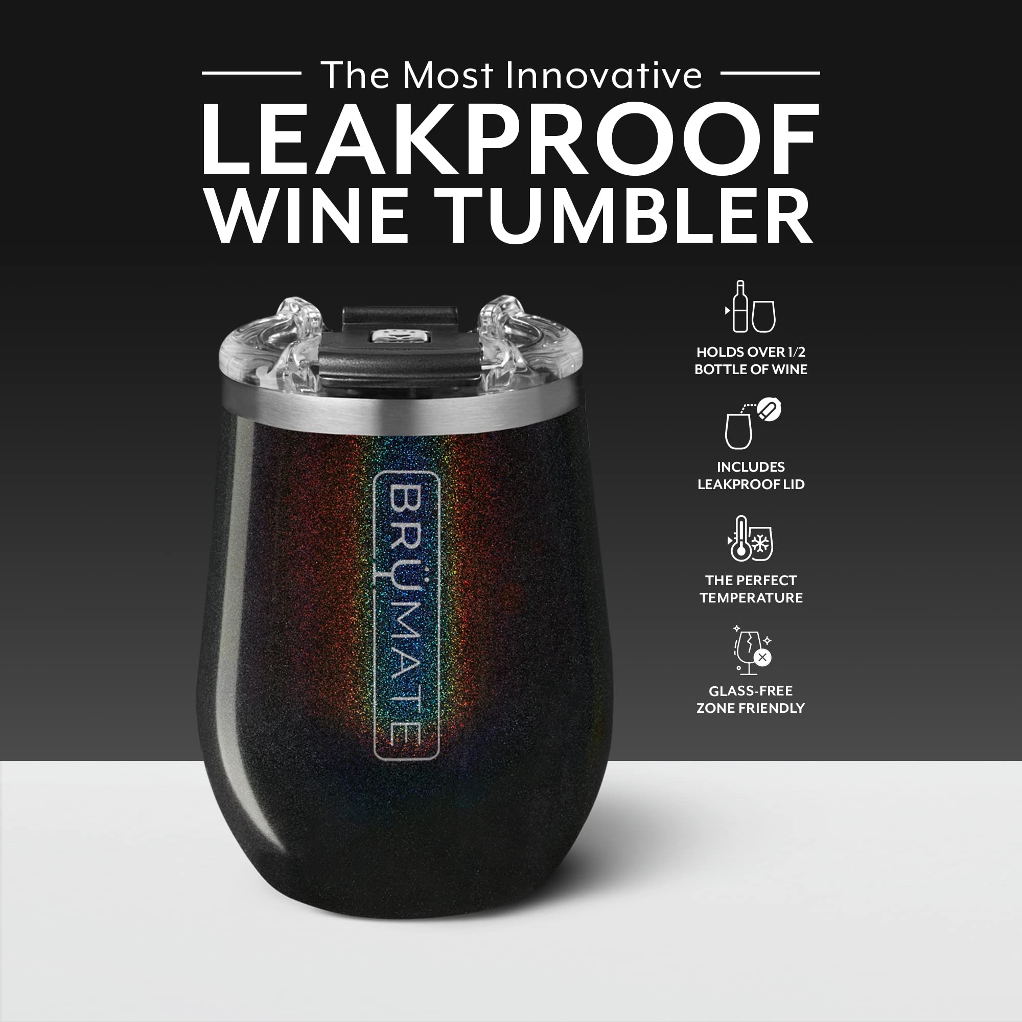 Foto 2 | Vaso de Vino Brümate Uncork'd XL Müv 414 ml de Acero Inoxidable - Venta Internacional