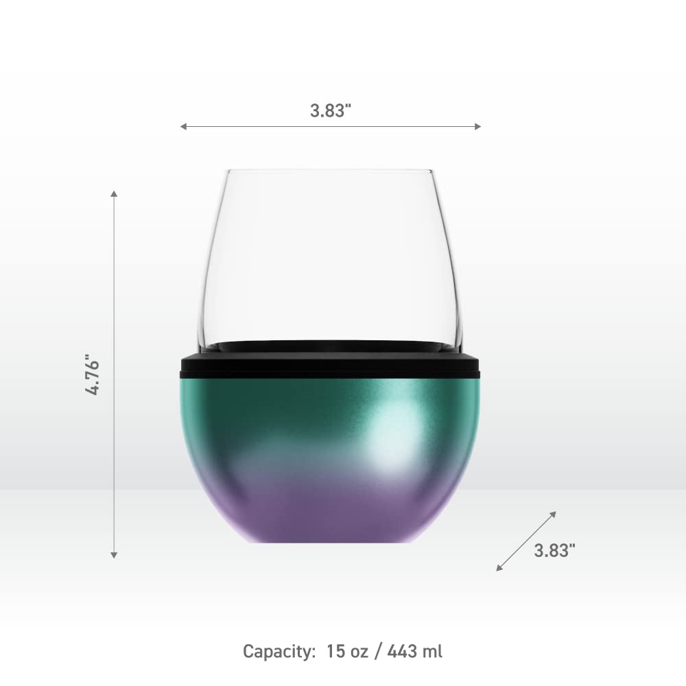 Foto 7 pulgar | Copa De Vino Asobu Stemless De 450 Ml Con Funda Aislante En Forma De Unicornio - Venta Internacional.