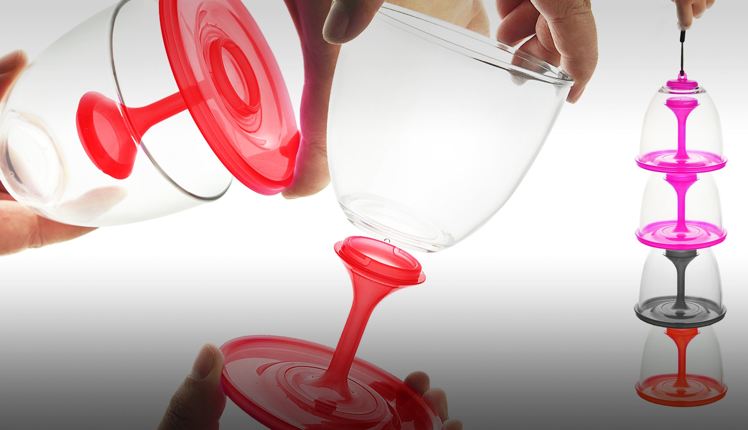 Foto 5 pulgar | Copas De Vino Asobu Vt13-9228 Stackngo Unbreakable, 300 Ml, Juego De 2 - Venta Internacional.